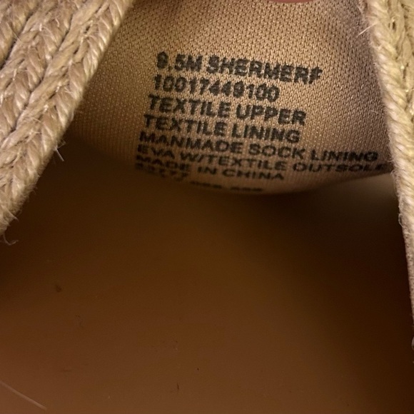 🤩”Wild Pair” Shermer Slide Espadrille Platform Sandals Beige w/White Soles” - Picture 8 of 16